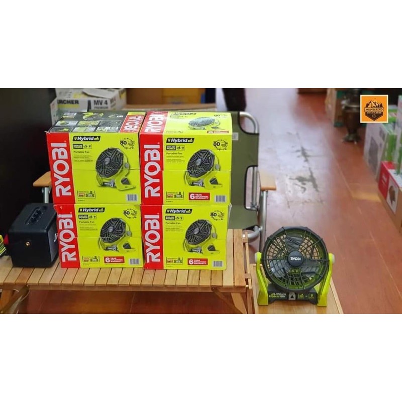 Quạt Ryobi 18V