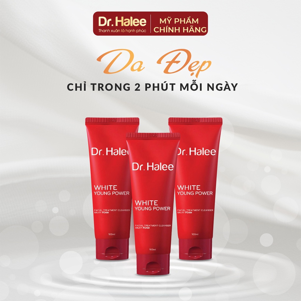 Sữa rửa mặt dịu nhẹ lựu đỏ Dr. Halee