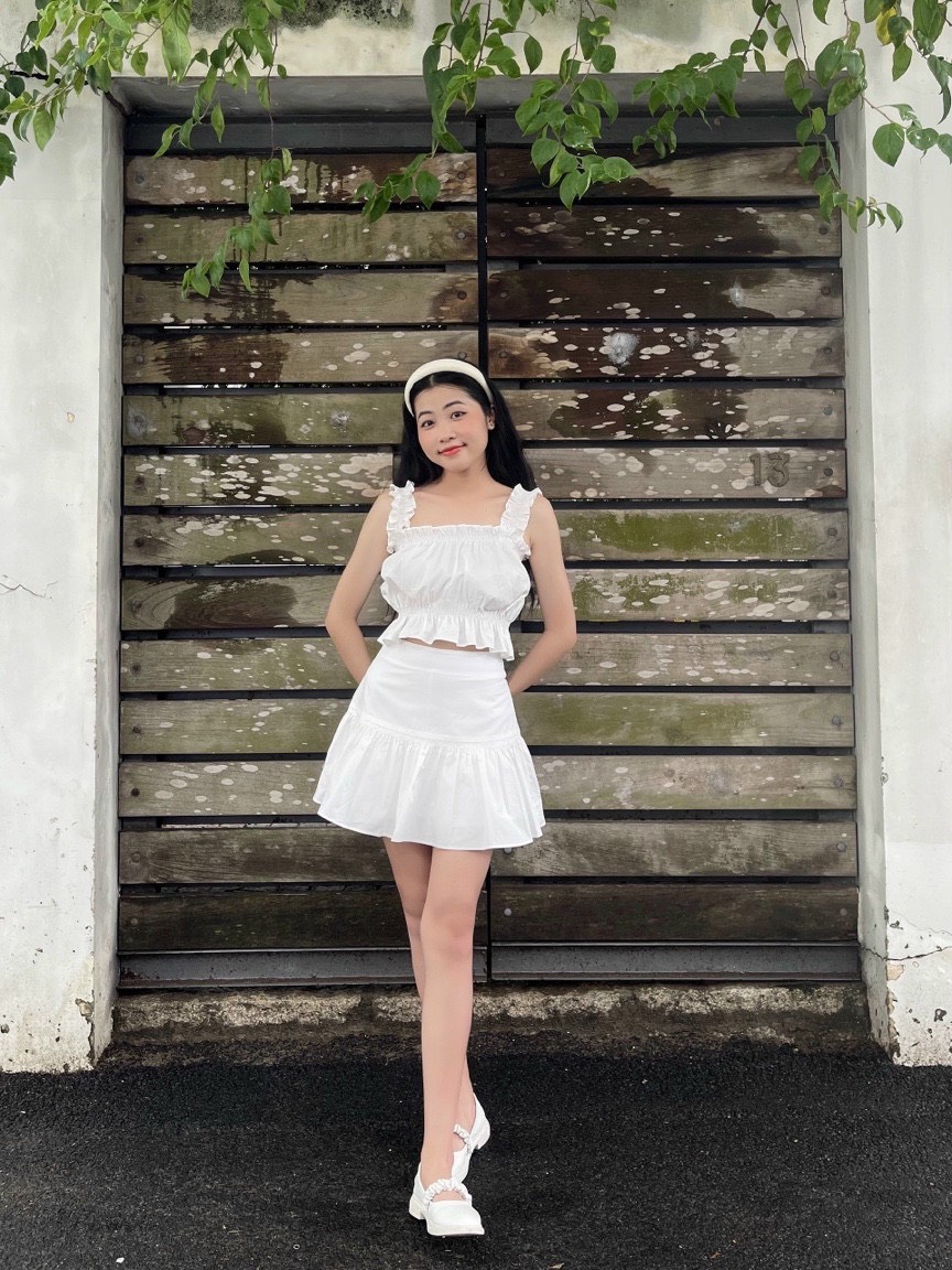 SET VÁY NHÚM BO HAI DÂY VÁY TIỂU THƯ