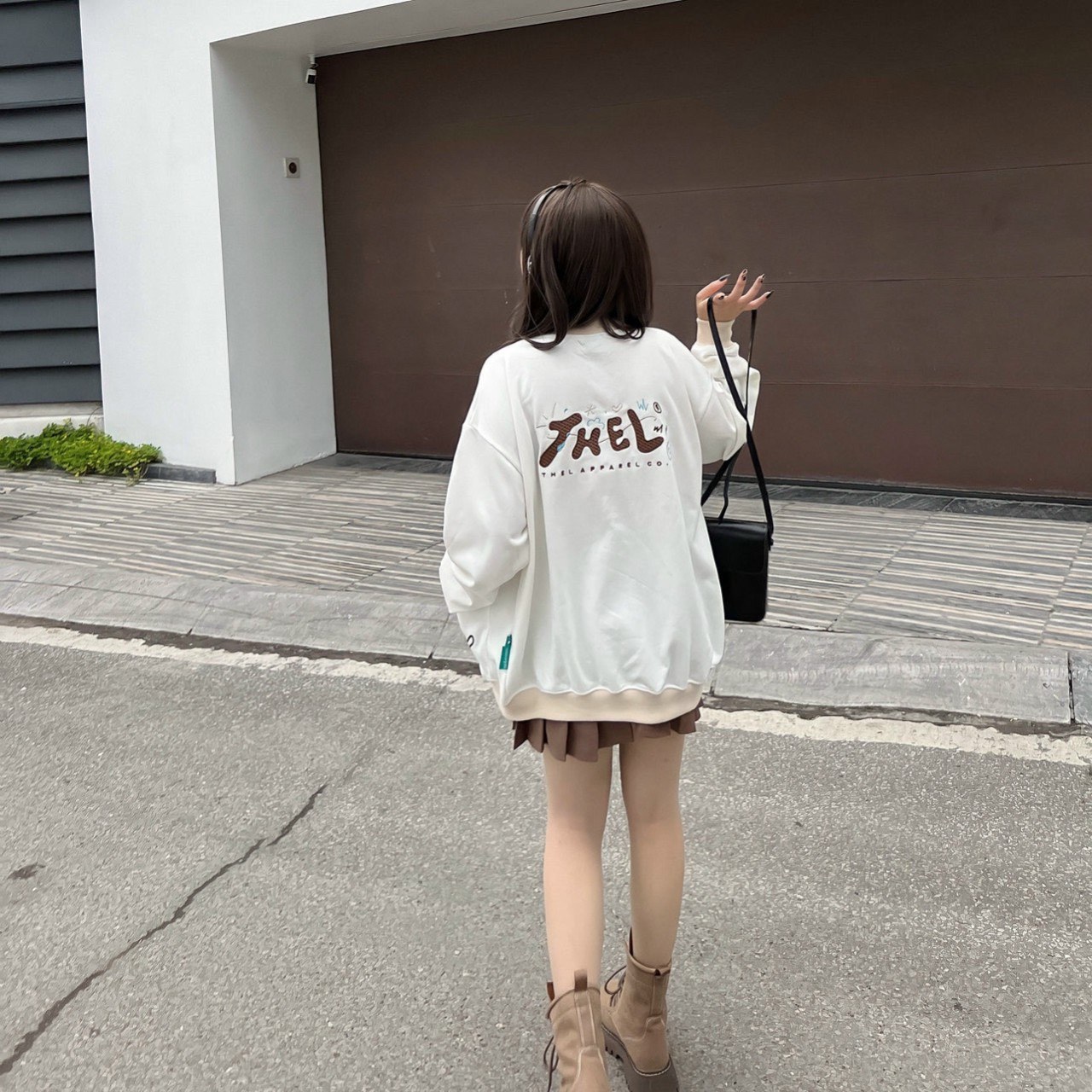 Áo Khoác Cadigan Logo L Siêu XInh