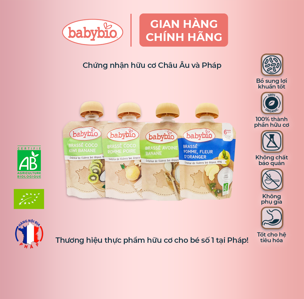 Babybio 85g organic coconut yogurt (from 6 months old)