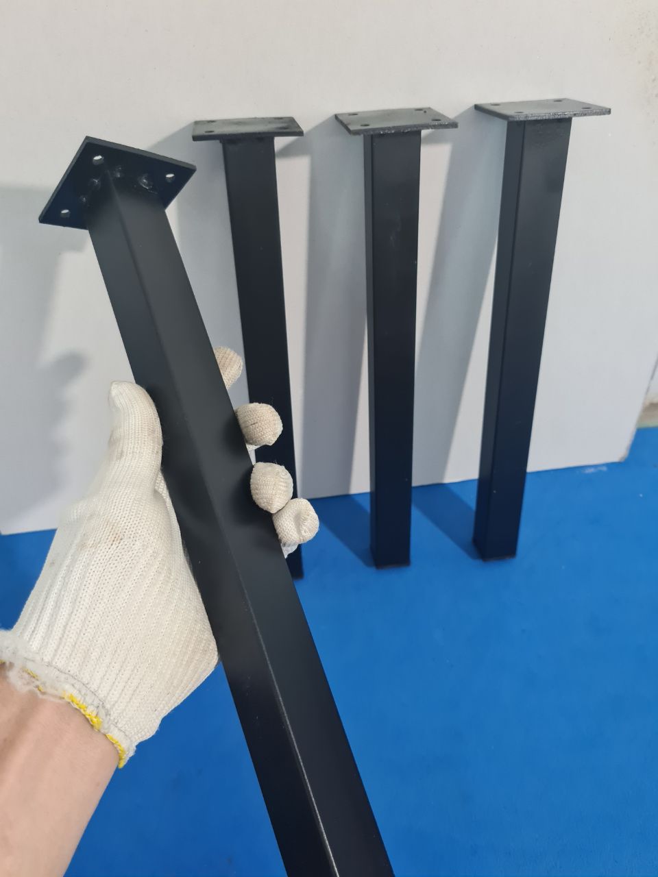 Chân bàn sắt 35cm, 4 chân với 16 ốc vít dành cho người thích tự làm bàn, chân to đẹp