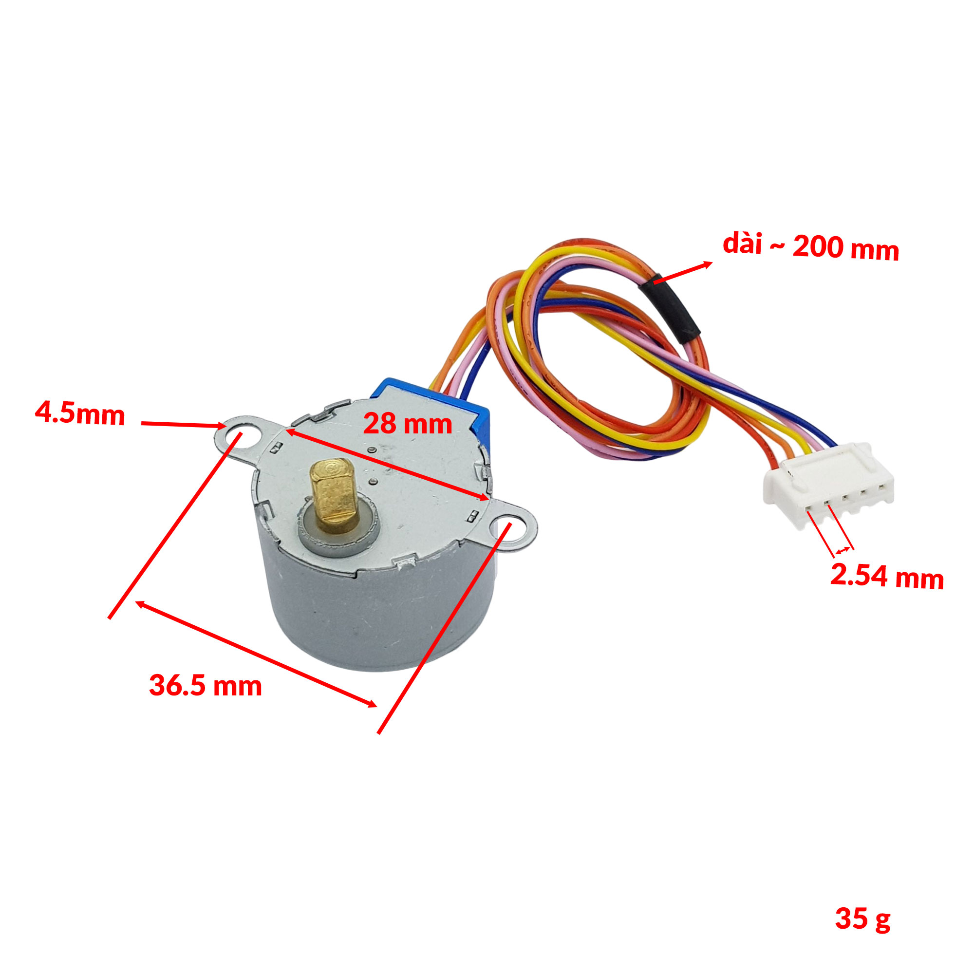 Động cơ bước 12v 28byj48