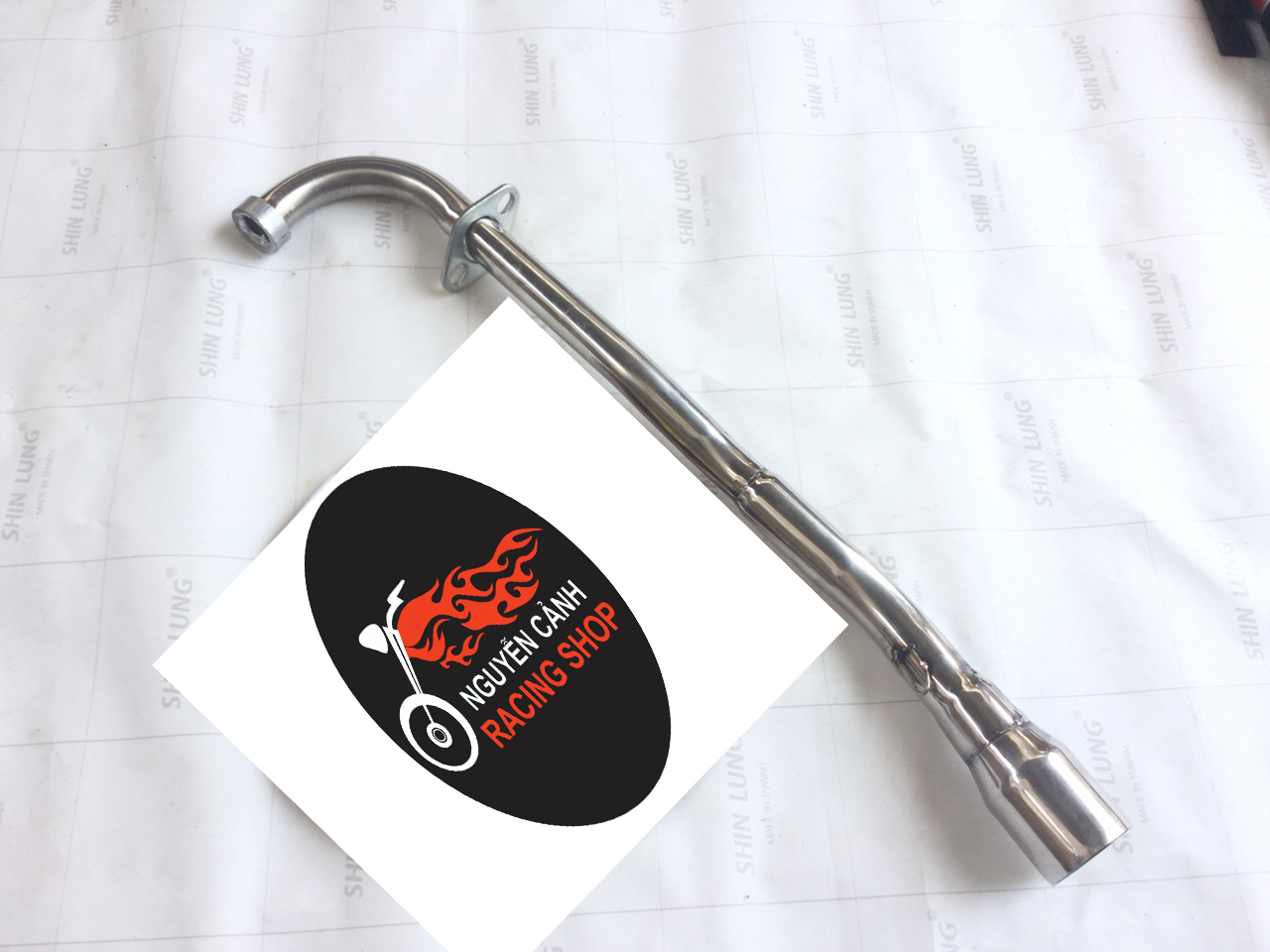 Cổ pô Sirius FI gắn lon