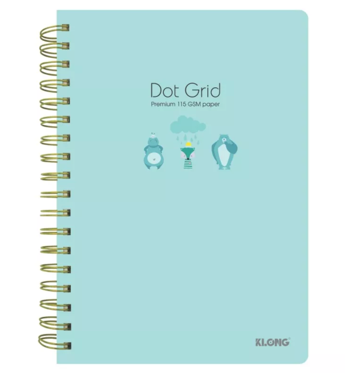 Sổ lò xo kép Dot Grid B5 Klong-200 trang MS960-SOKLONG