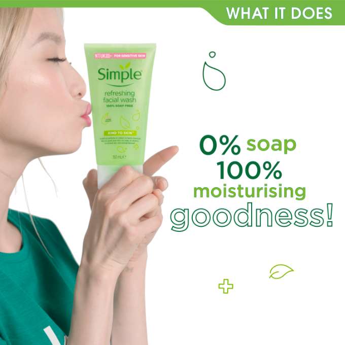 [New 2020] Sữa Rửa Mặt Simple Refreshing Facial Wash - 150ml