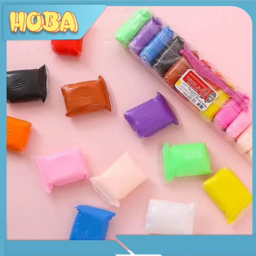 Đất nặn cho bé bộ đất nặn 12 màu cho bé - HOBA
