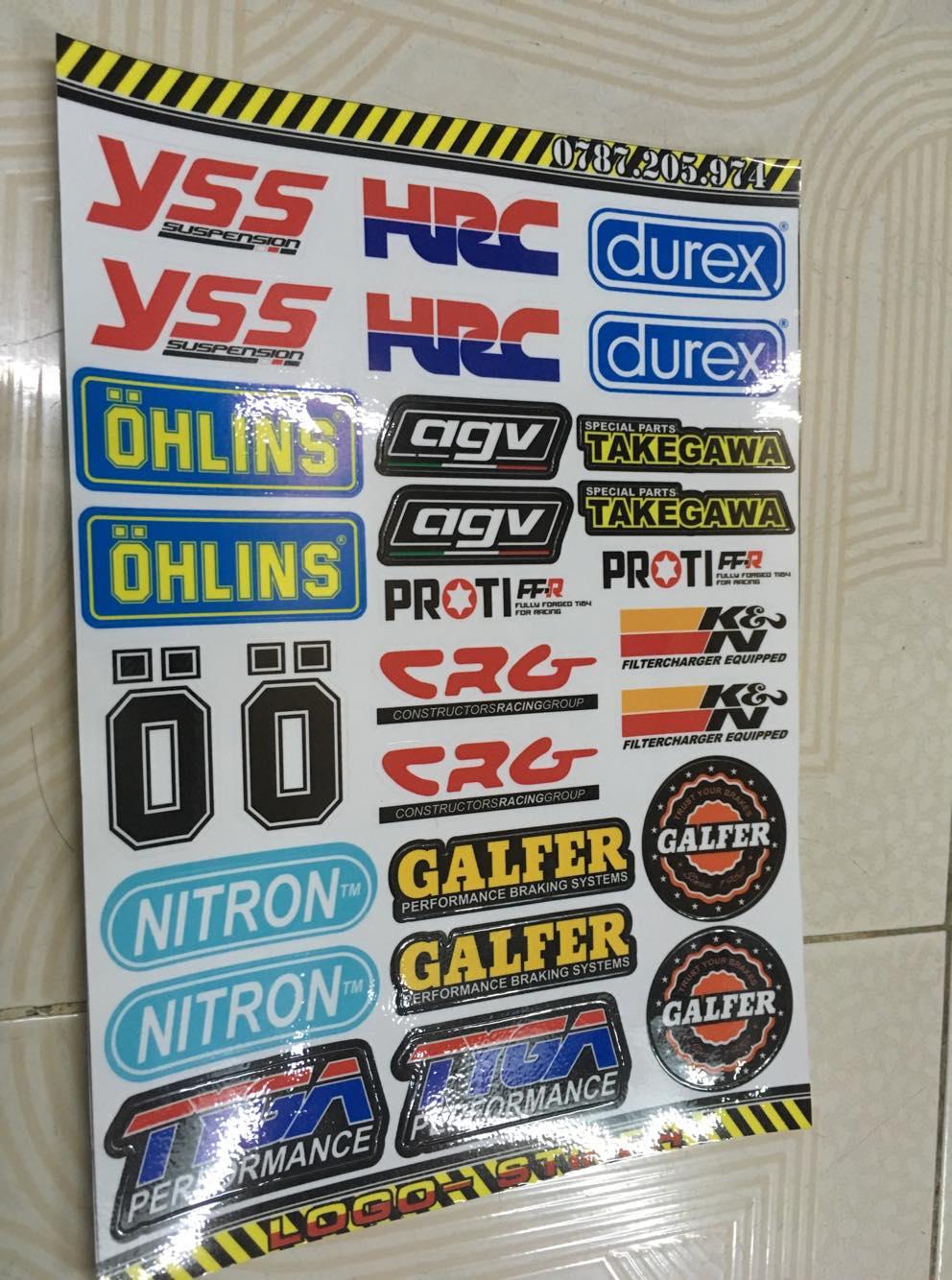[HCM]Tem logo sét yss garfer tròn