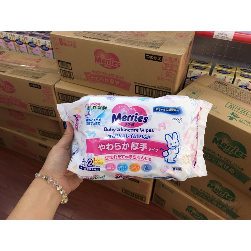Giấy ướt MERRIES 54 tờ