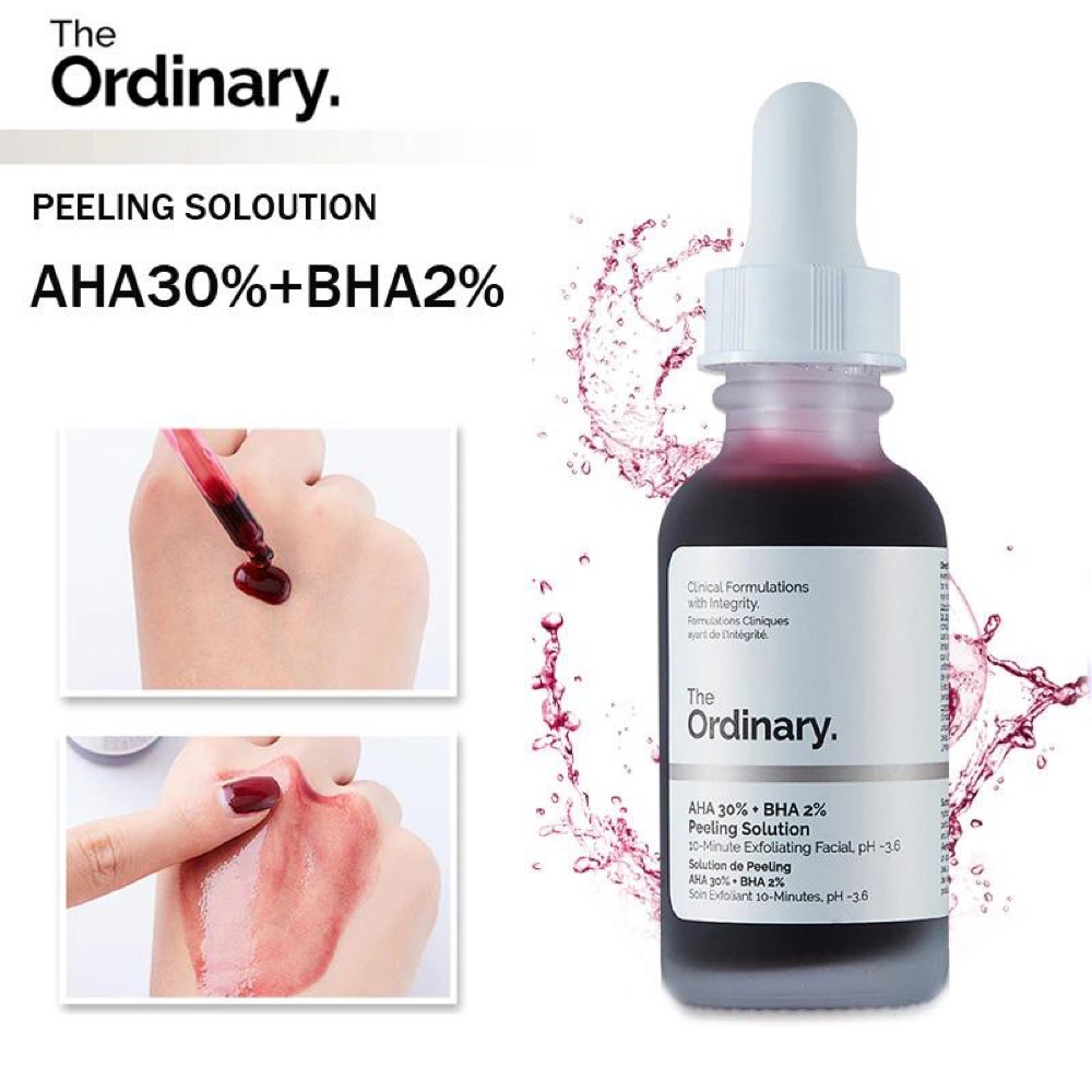 The Ordinary AHA 30% + BHA 2% Peeling Solution Tẩy Tế Bào Chết Thay Da Hóa  Học | Lazada.vn