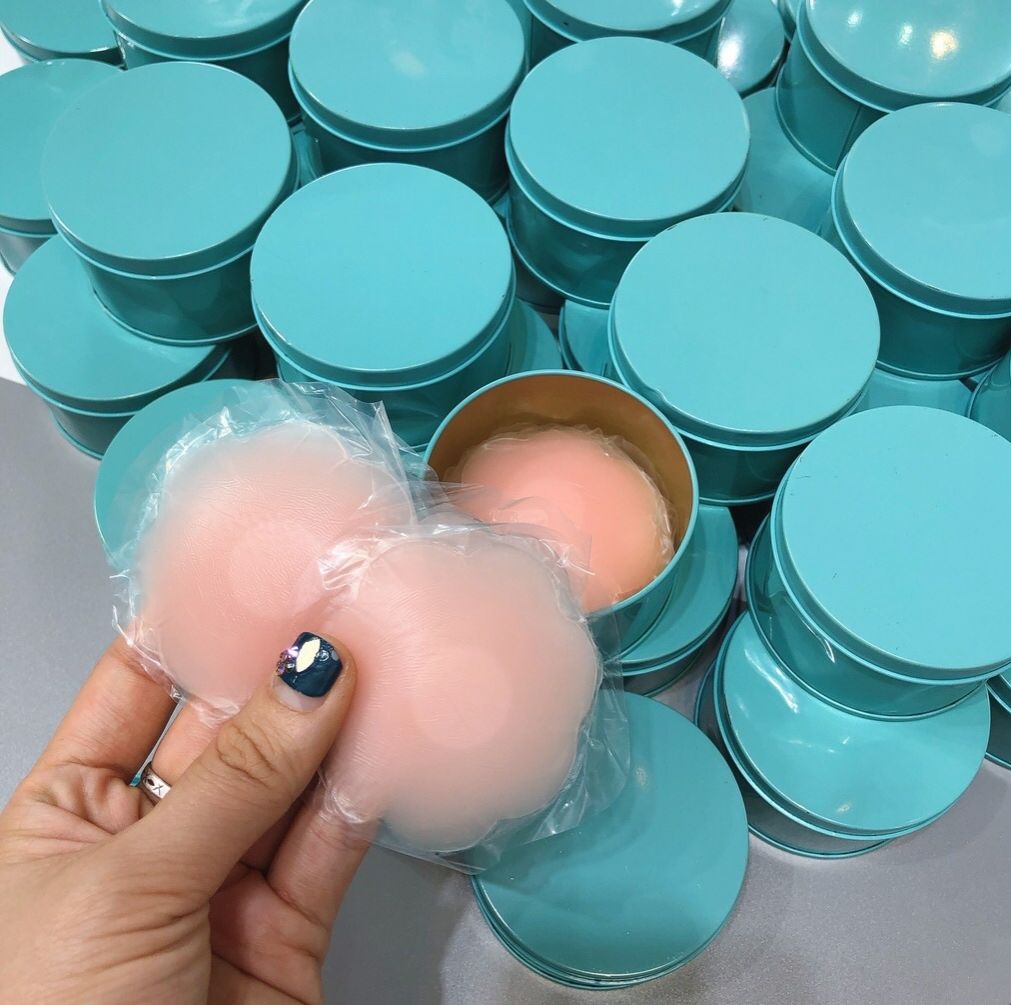 10 Miếng Dán Ngực, Hộp 5 Đôi Dán Ti Silicon