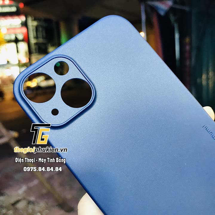 Ốp lưng lụa iPhone 15 chính hãng Memumi siêu mỏng 0.3mm