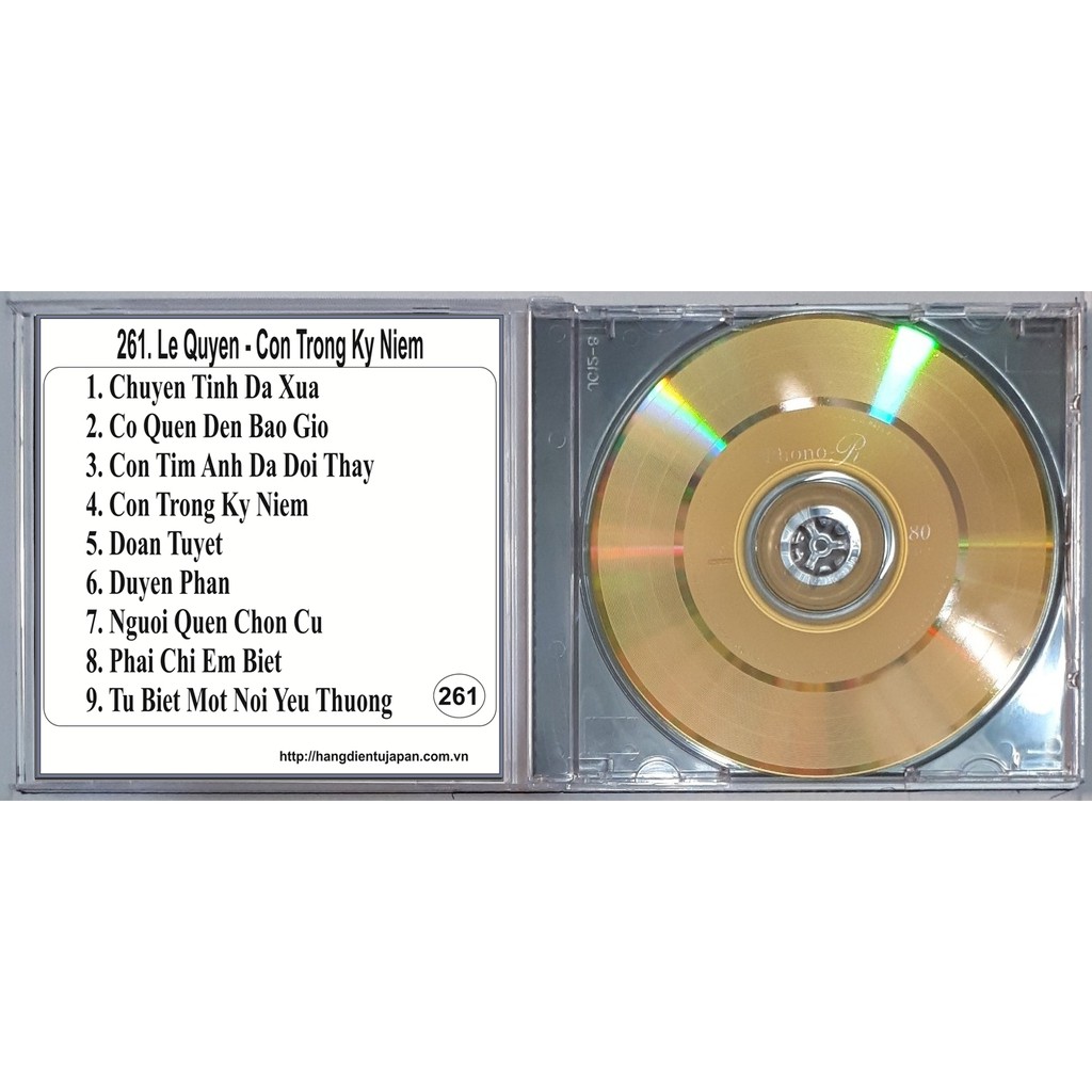 Bộ 8 CD ca sĩ Lệ Quyên ( 155 - 266 )