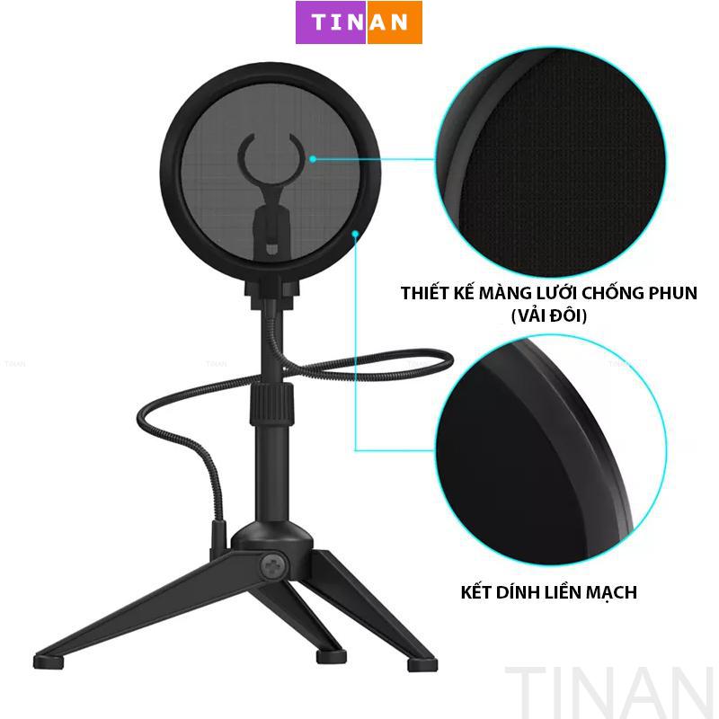 Chân Kẹp Micro Để Bàn, Microphone Stand, Dùng Livestram, Dạy Học