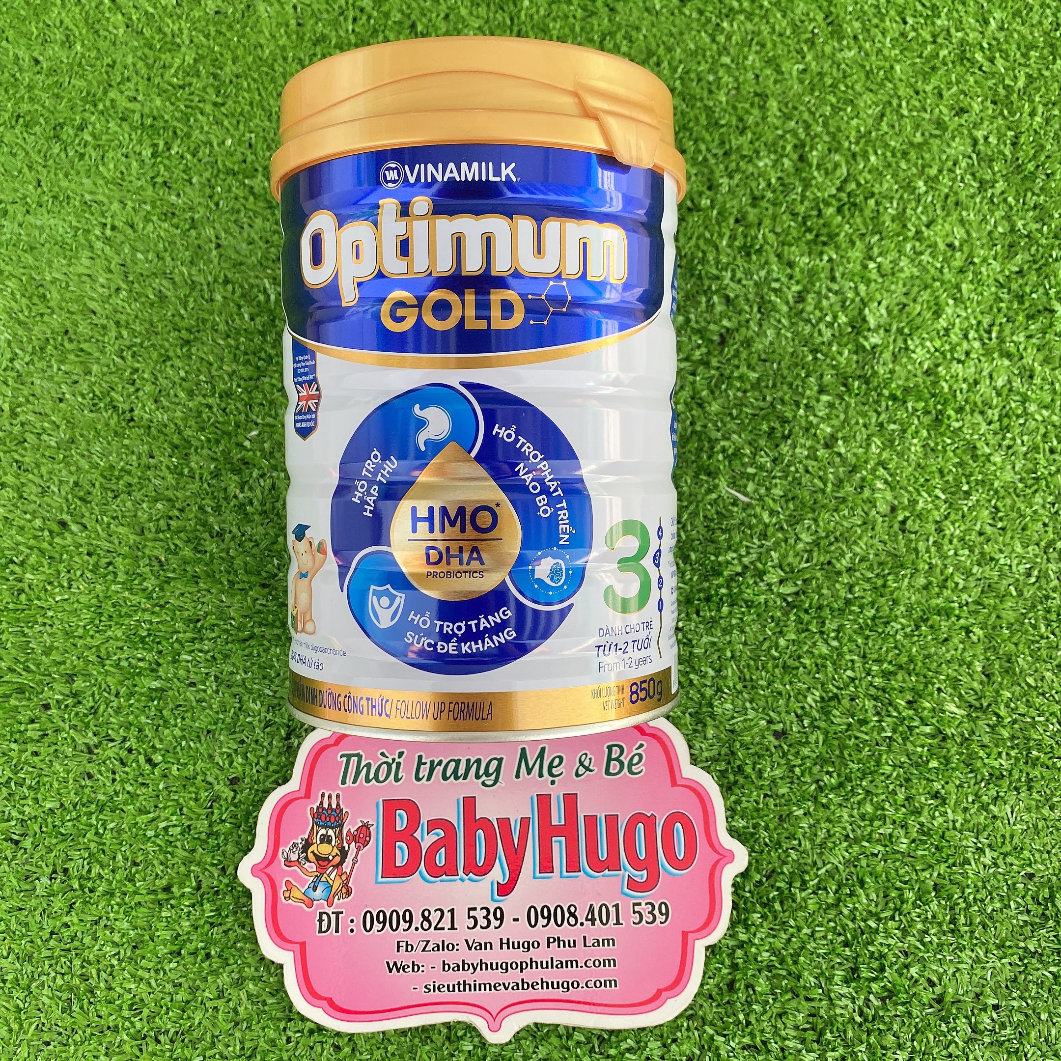 [MẪU MỚI ] Sữa Optimum Gold 3 HMO 850G (trẻ từ 1-2 tuổi)