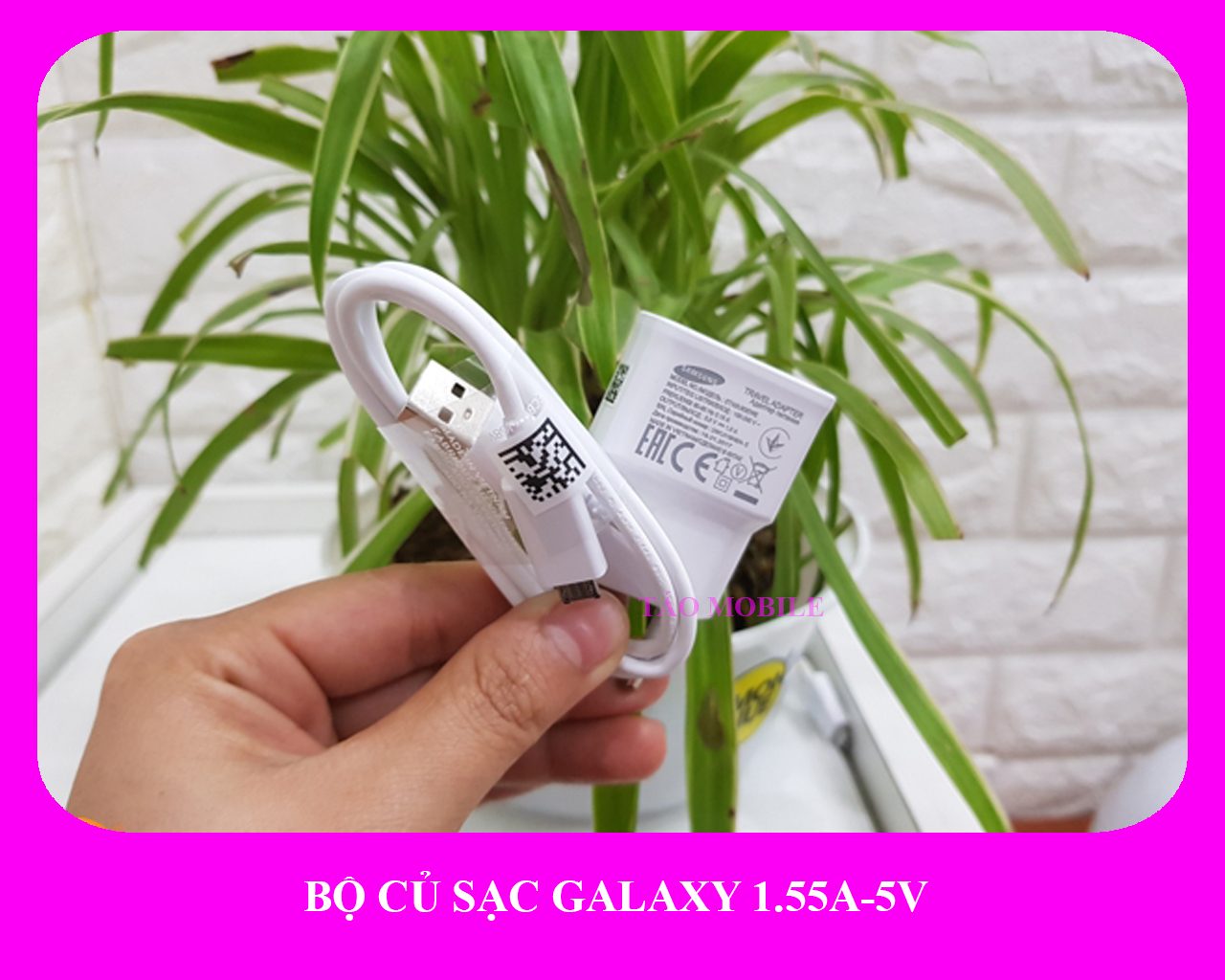 [1.55A-5V] Bộ sạc Galaxy A7 2018 zin công ty 100%