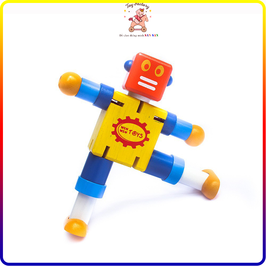 [Hoàn Tiền 10%]Cậu bé người máy - Đồ chơi gỗ Winwintoys