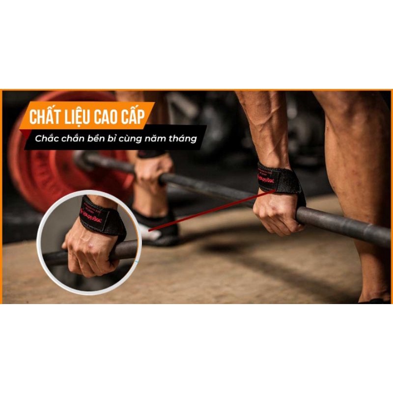 Dây Kéo Lưng Lifting Straps Harbinger chính hãng