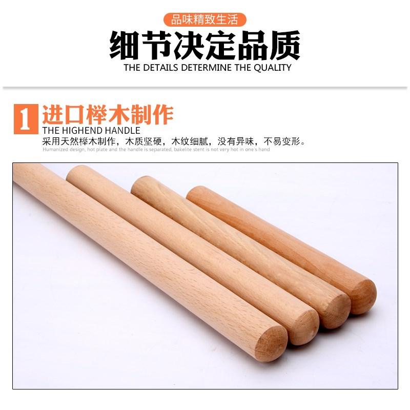 Gỗ Thịt Cây Lăn Bột Bánh Mì Áp Lực Con Lăn Làm Mì Cán Mỳ Thanh Bánh Bao Cây Lăn Bột Làm Bánh Dụng Cụ Cán Mỳ Trục Cỡ Đại Số Nhỏ