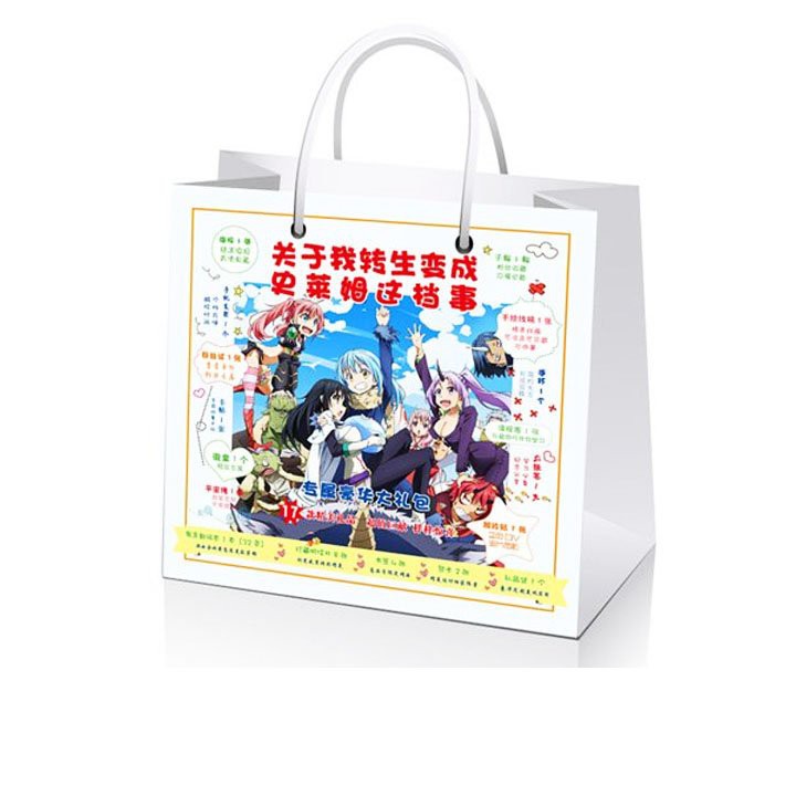 Túi quà tặng Chuyển Sinh Thành Slime - Tensei Shitara Slime Datta Ken có poster postcard bookmark banner