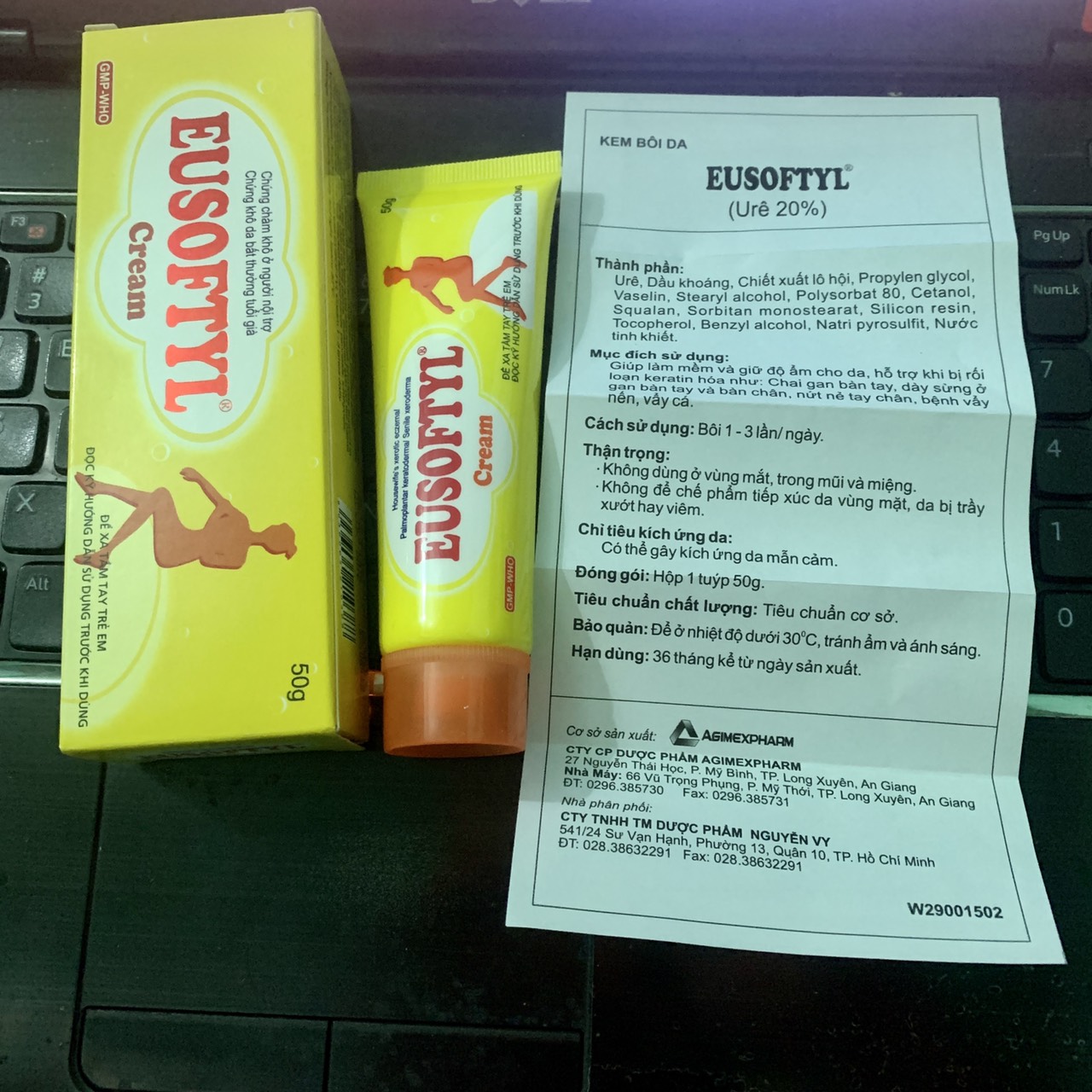 [HCM]Kem dưỡng ẩm Eusoftyl Cream 50g