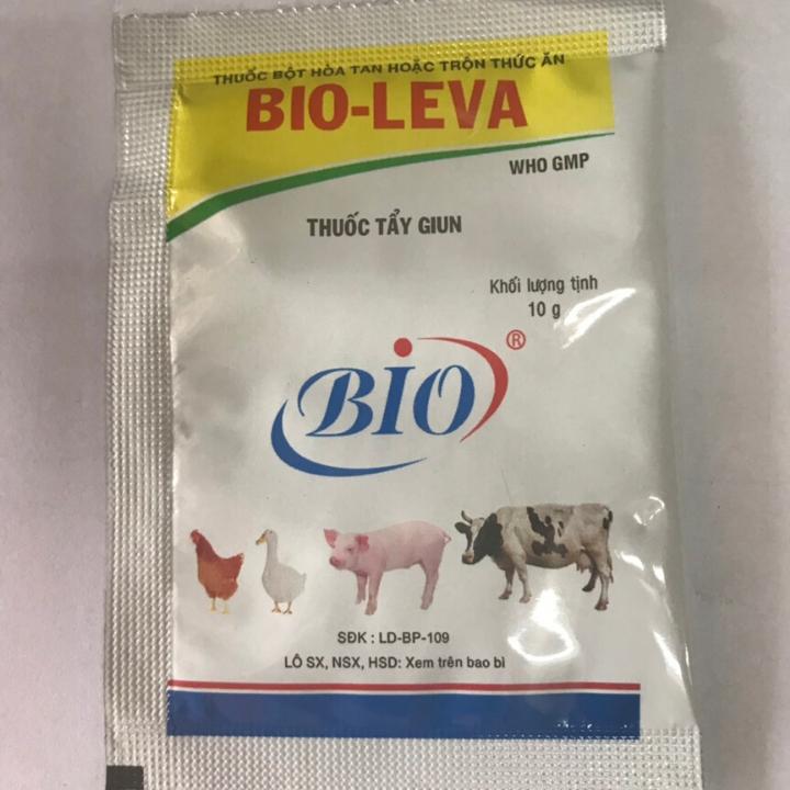 Thuốc tẩy giun cho gà đá Bio Leva [10 g]