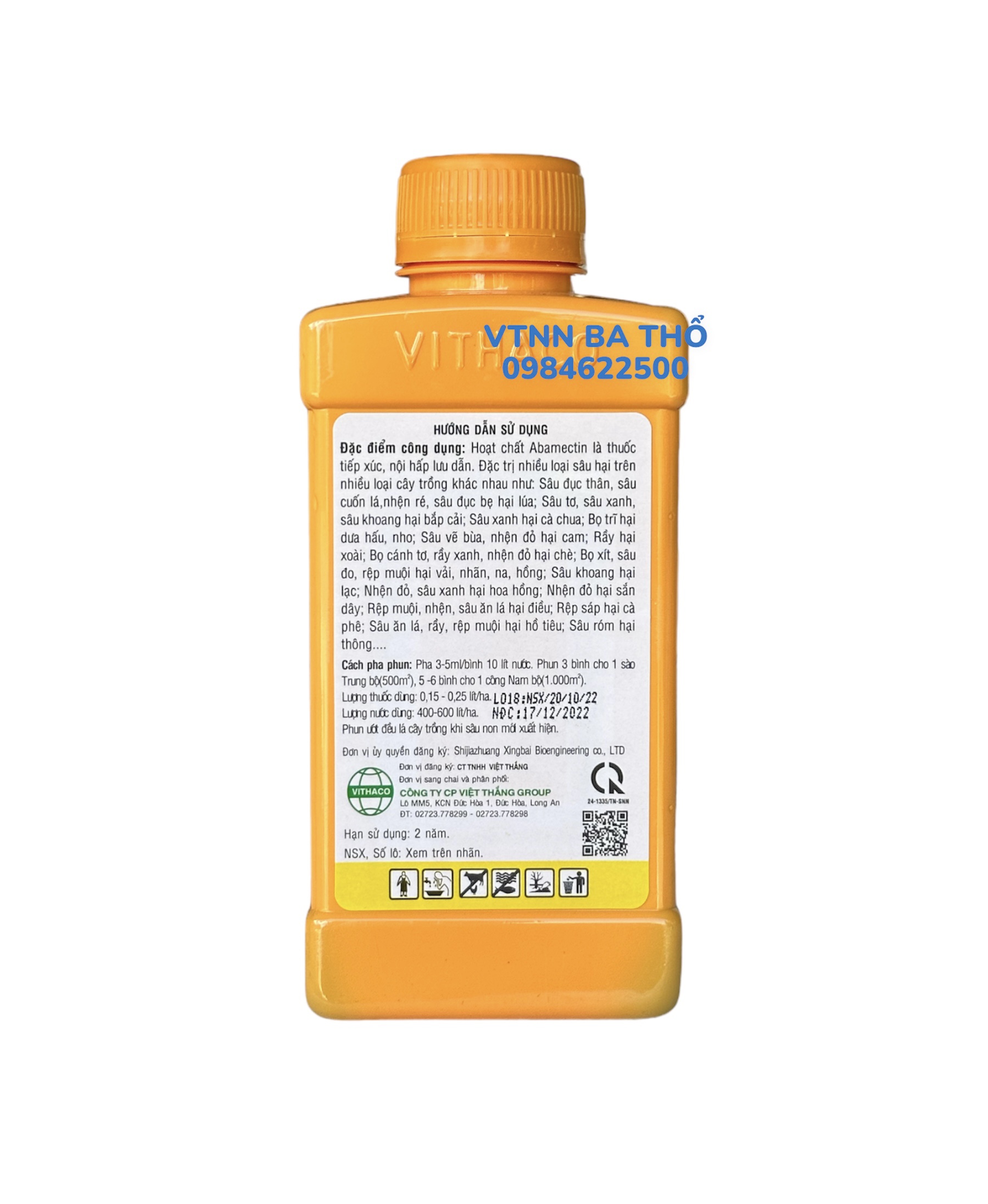 Thuốc Trừ Sâu Reasgant 3.6EC 450ml (chai)