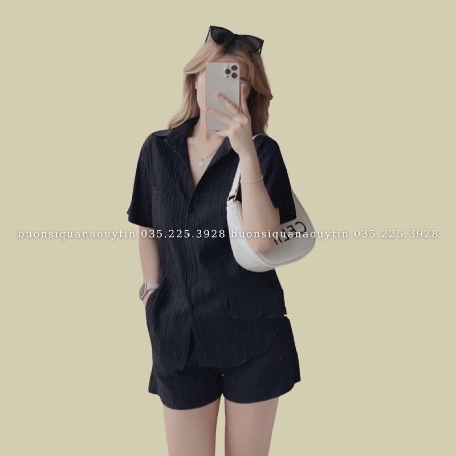 HỎA TỐC [SẴN] ẢNH THẬT (60-90kg) BIGSIZE MINSTORE.VN SET SƠ MI XẺ SAU BIGSIZE