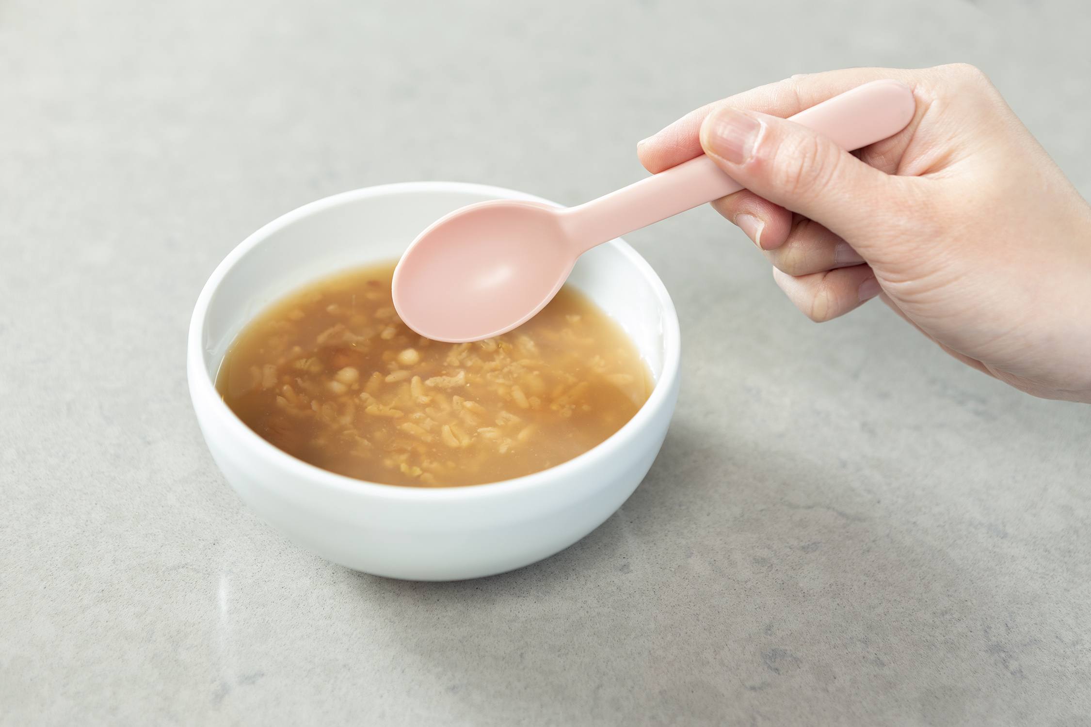 Bộ 04 thìa (muỗng) ăn trẻ em Inochi Amori (kháng khuẩn, không chứa BPA)