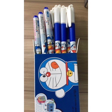 Combo 10 Cây Bút Mực Nước Thiên Long Doraemon Nét 0.5Mm Màu Tím