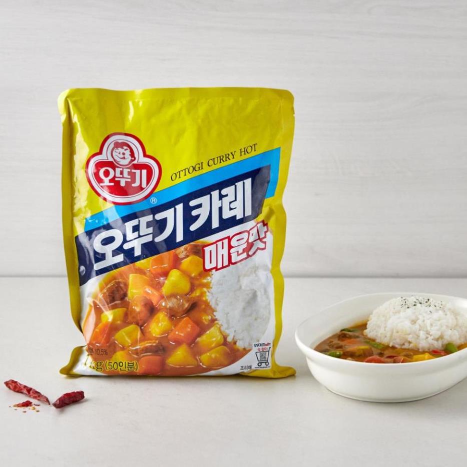 Bột Cà Ri Hàn Quốc Loại Cay/ Hơi Cay Ottogi Gói 100Gr