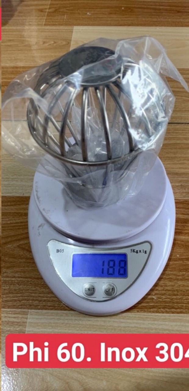 Quả Cầu Chắn Rác INOX 304 Ống Phi 60-90