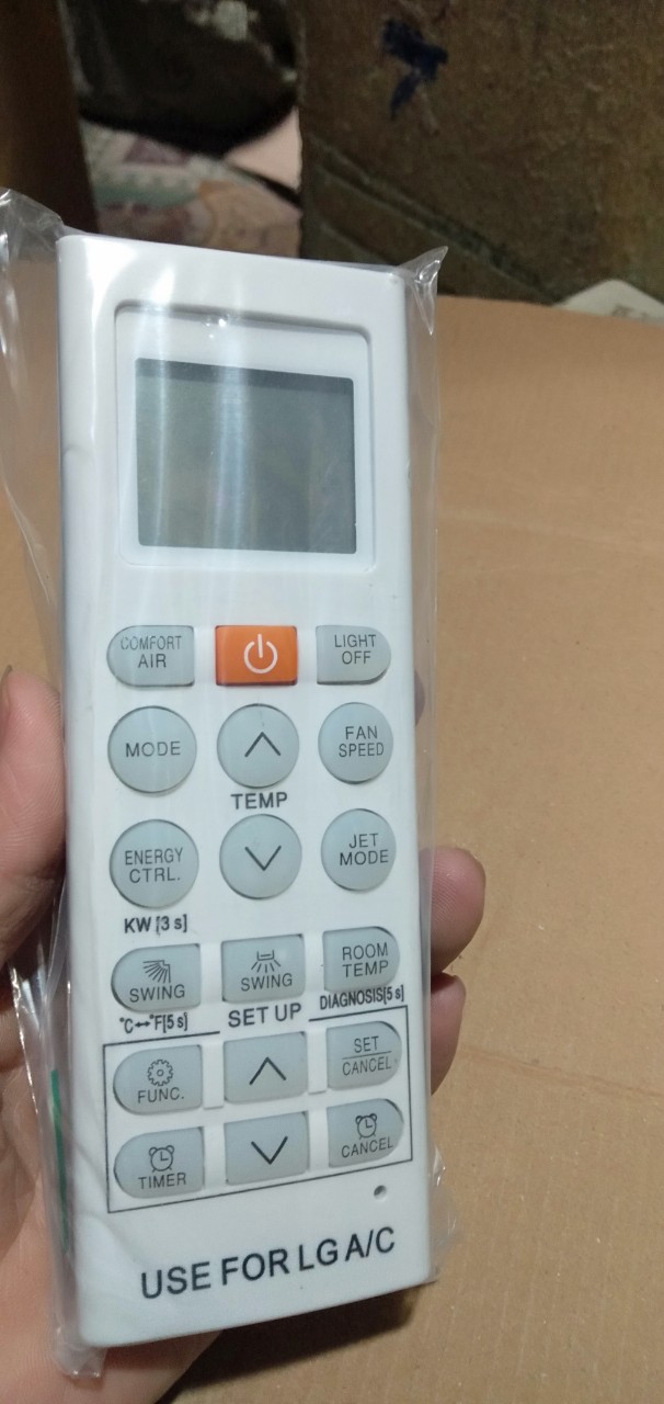 Điều khiển điều hòa LG nút cam - Điện Tử Nhật Anh
