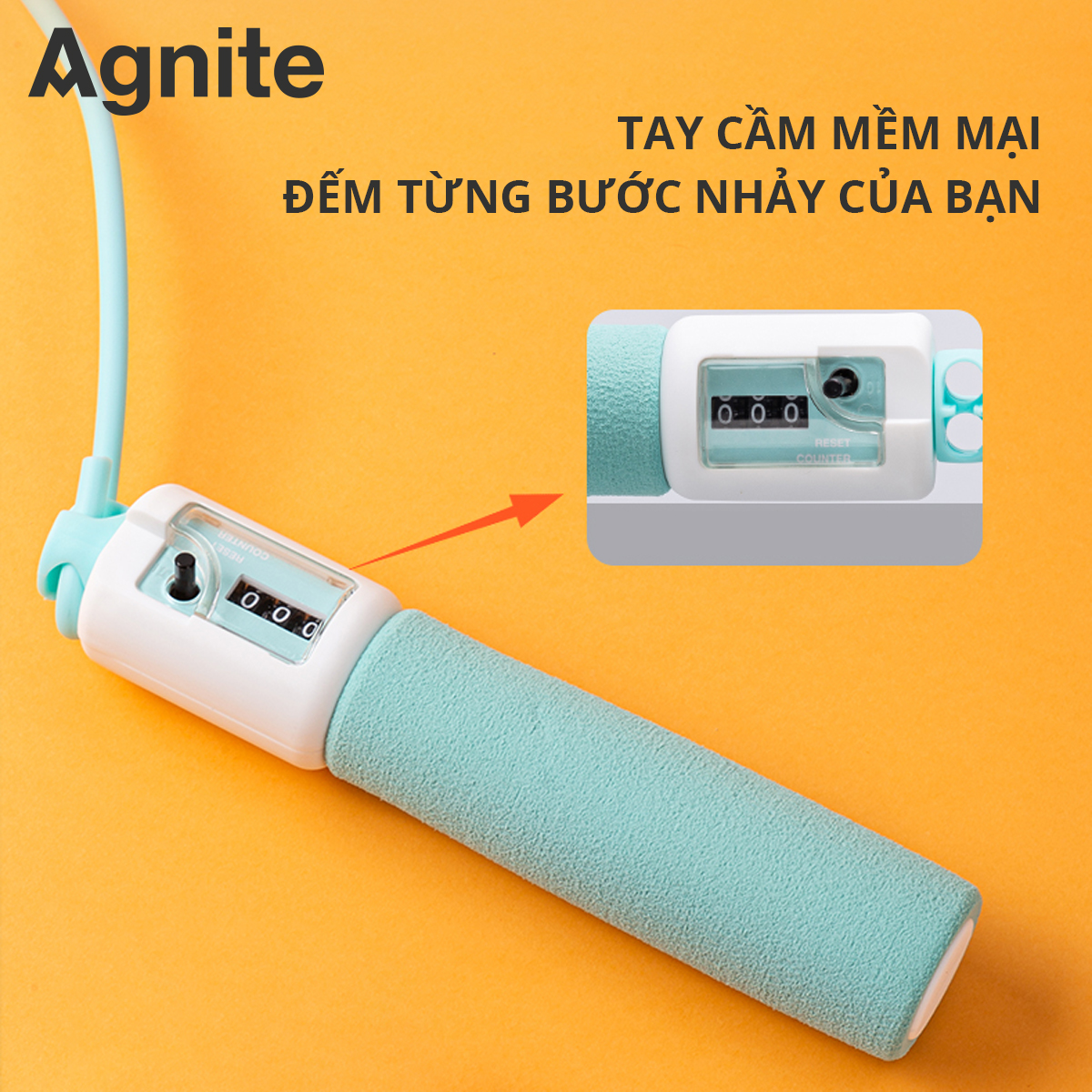 Dây Nhảy Tập Thể Dục Cao Cấp Tại Nhà Lõi Thép, Lõi PVC, Lõi Bông cao cấp - dài 2.8 - 3m, dây nhảy tự động đếm số - siêu bền F4122/F4103