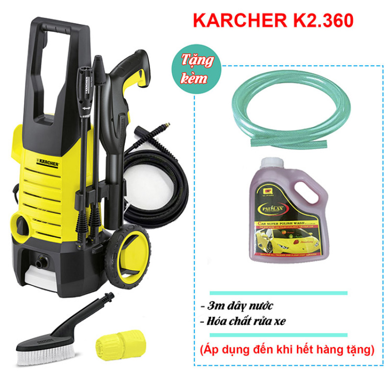 Máy phun rửa xe áp lực Karcher K2.360 KAP (1.601-686.0)