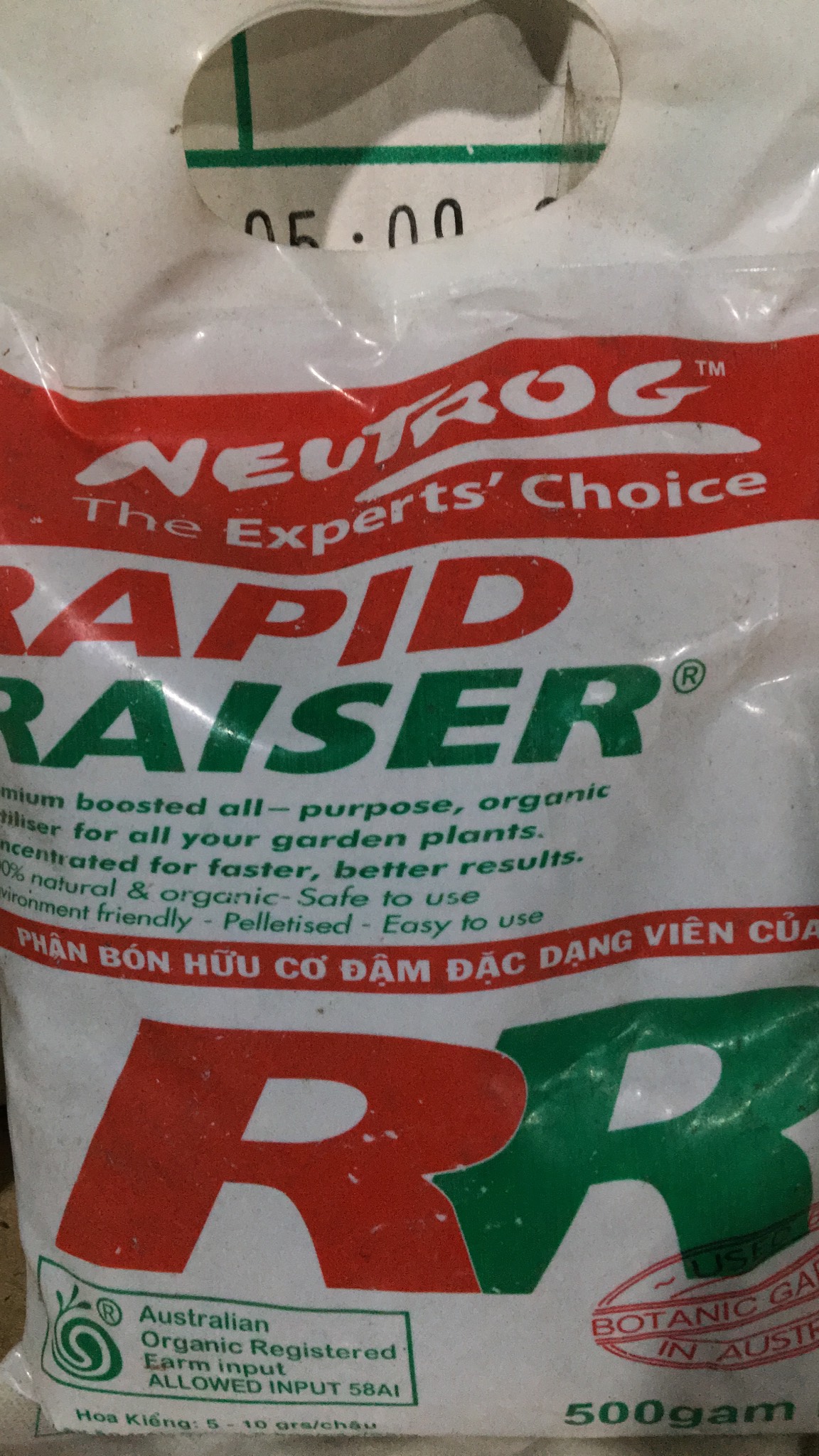 PHÂN HỮU CƠ TAN CHẬM RAPID RAISER nhập khẩu Úc