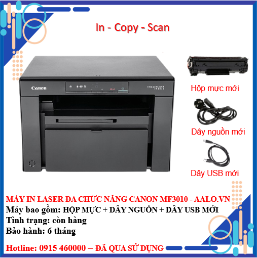 MÁY IN LASER ĐA CHỨC NĂNG CANNON MF3010
