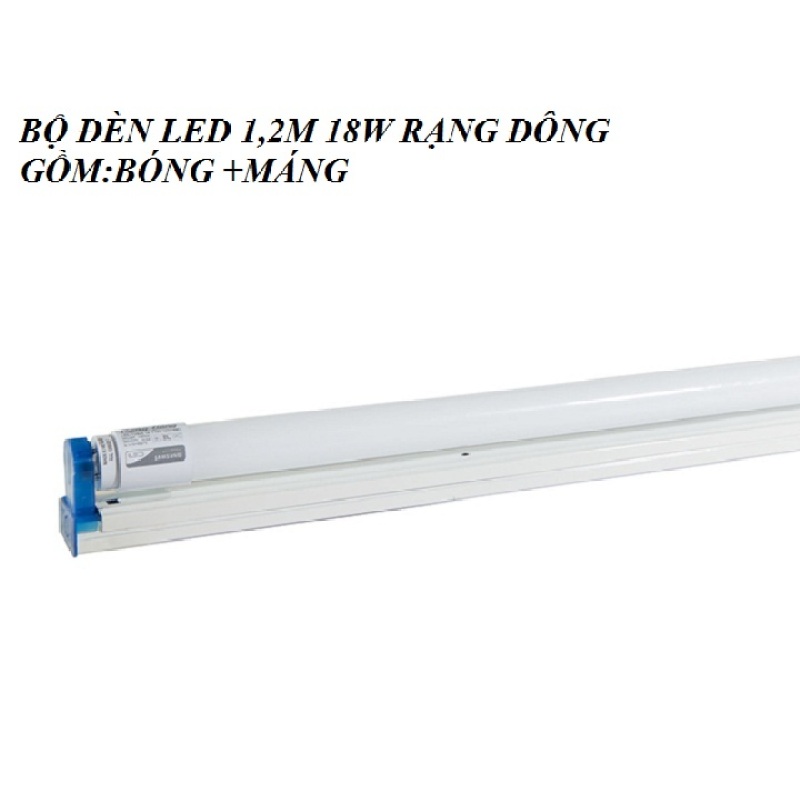 Bóng đèn LED Tuýp T8 1.2m 18W thủy tinh RẠNG ĐÔNG