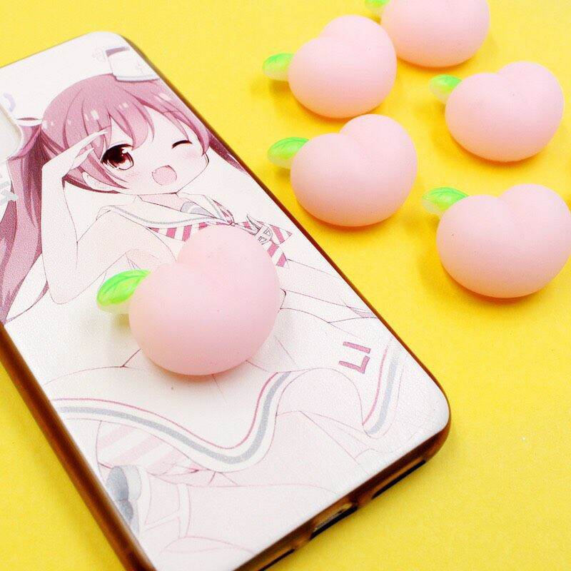 [MUA 2 GIẢM 5%]Squishy mochi đào bóp tay giảm stress