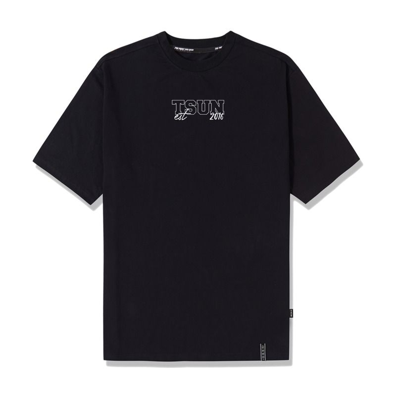 Áo thun TSUN Sig 2 - Black unisex nam nữ