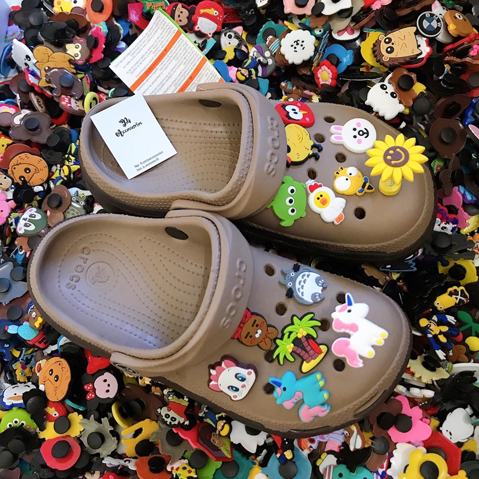SET 5 STICKER Dép Crocs _ dép sục