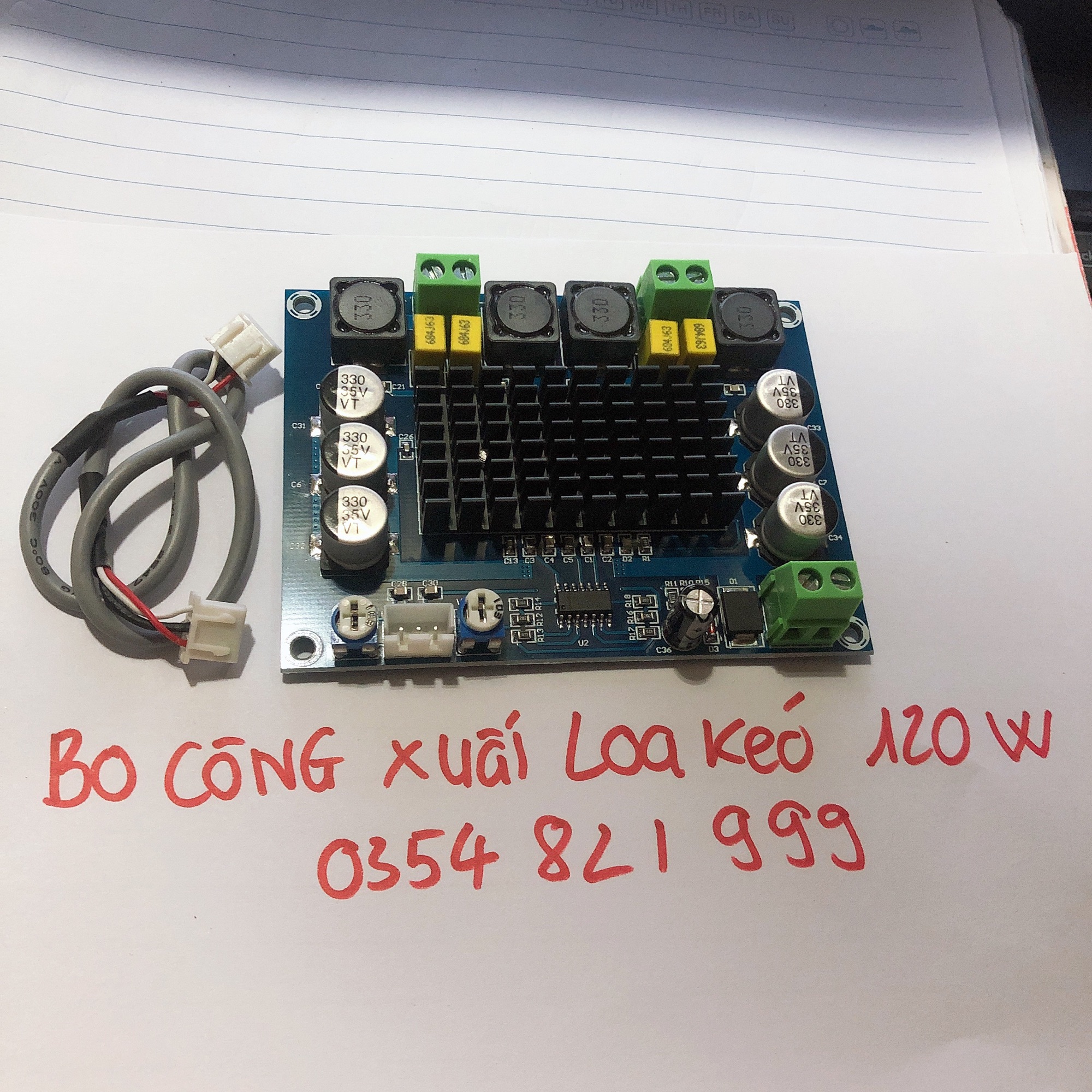Bo mạch công xuất loa kéo 120W