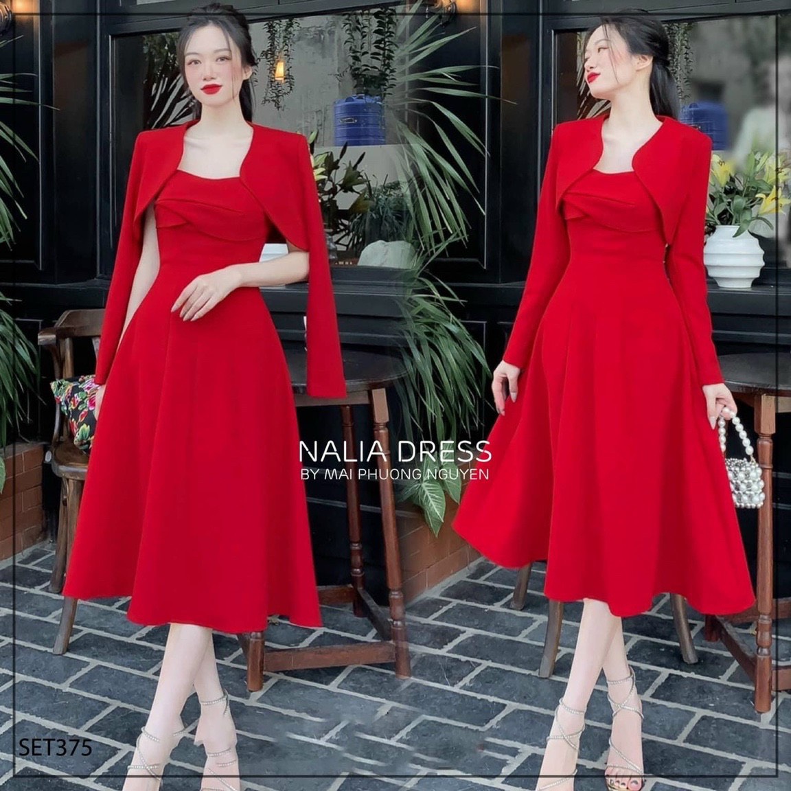 Set 2 món đầm kèm khoát dài tay, đầm xòe 2 dây xếp ly ngực kèm áo khoát ngoài tay dài sang trọng, sét 2 món áo khoát tay dài kèm đầm hai dây kiểu dáng trẻ trung xinh xắn