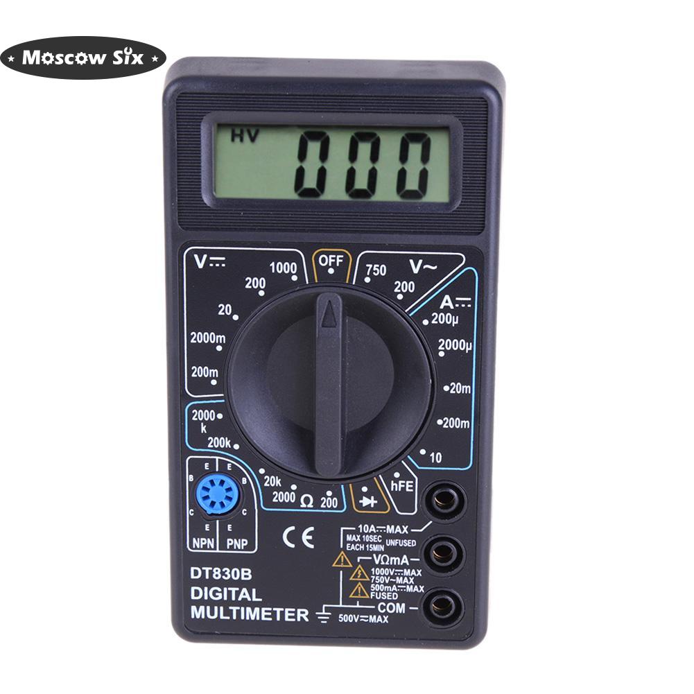 DT-830B LCD Digital Multimeter AC/DC 750/1000V Amp Volt Ohm Tester Meter