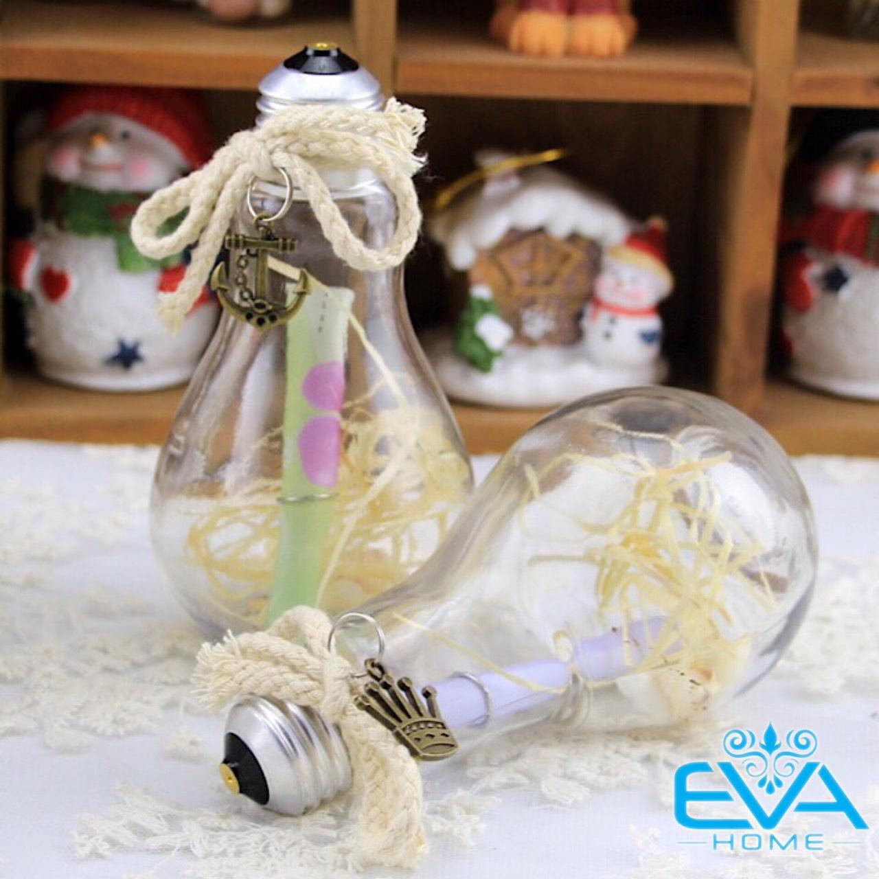 [HCM]Quà Lưu Niệm Lọ Thuỷ Tinh Trang Trí Đựng Sao - Hạc Giấy - Điều Ước Hình Bóng Đèn Dây Tóc