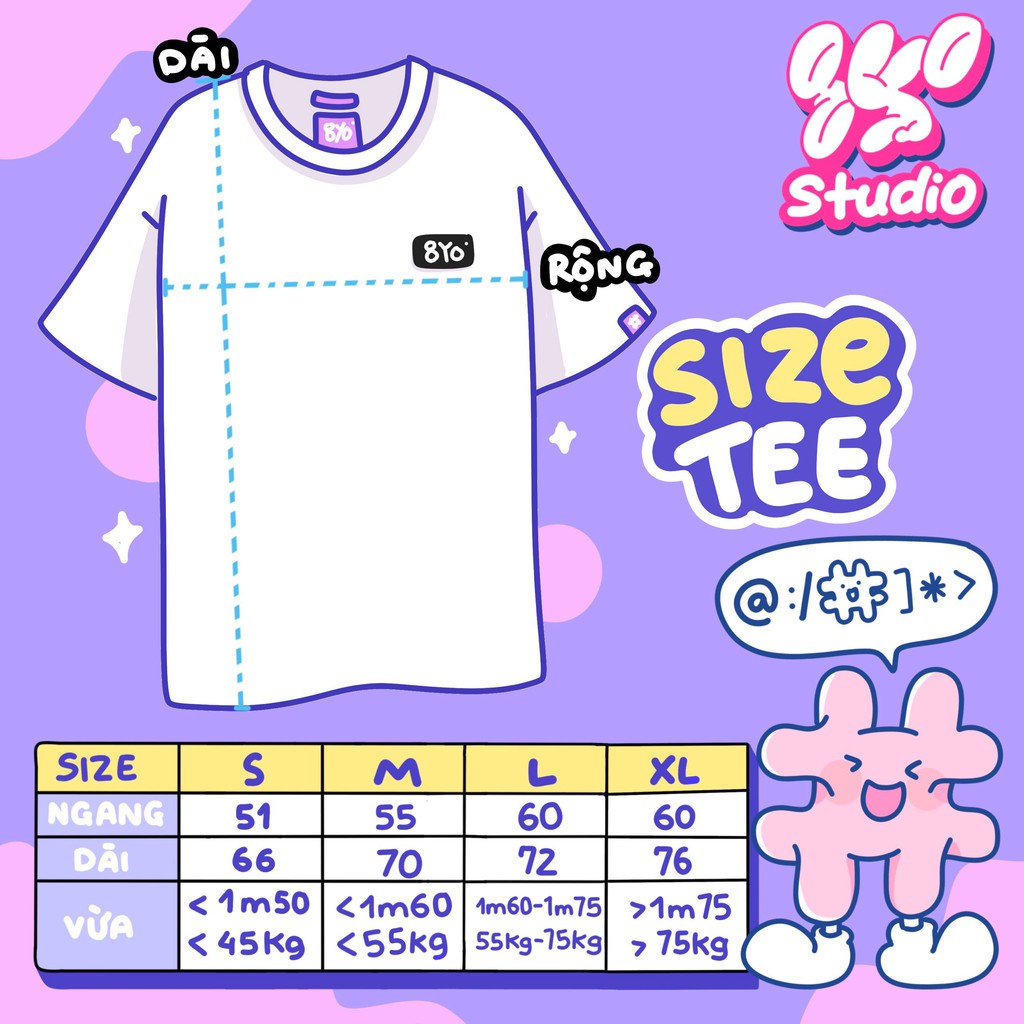 Áo thun 8YO Basic Tee - Trắng