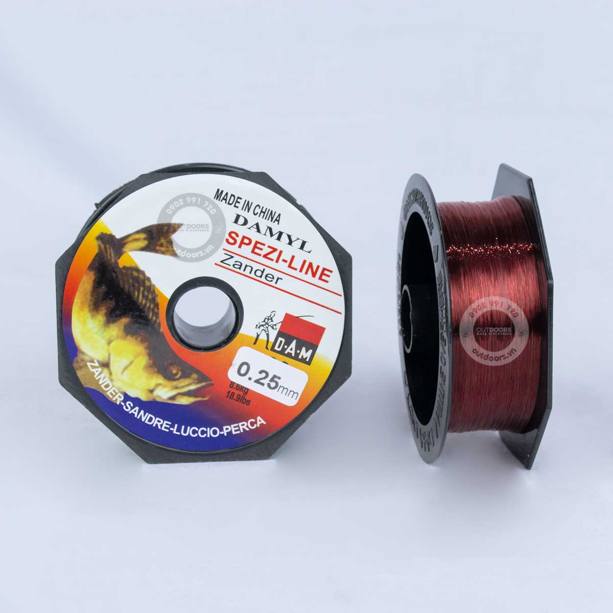 [HCM] Dây cước câu cá Nylon DAMYL SPEZI 100yds (1 lốc 10 cuộn)