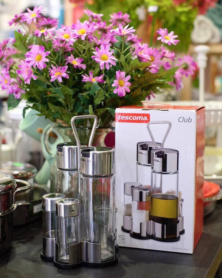 Bộ Tescoma đựng giấm, dầu, muối , tiêu T650356