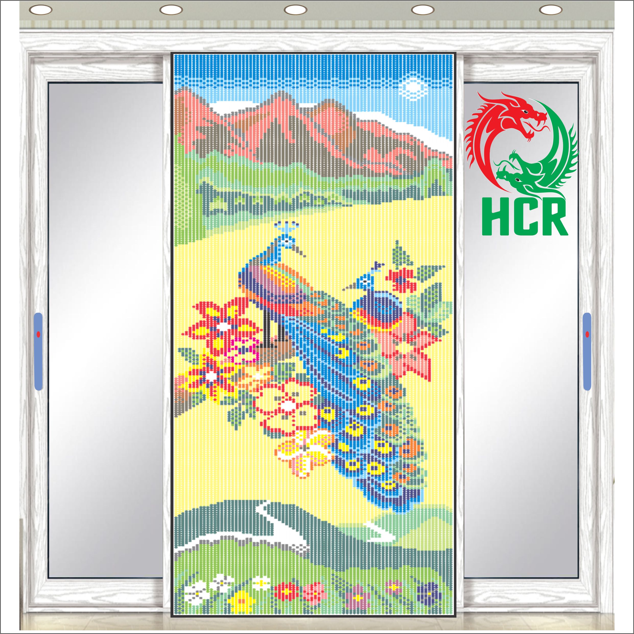 Màn hạt nhựa - Công ty Hai Con Rồng - Code 854 Công Núi