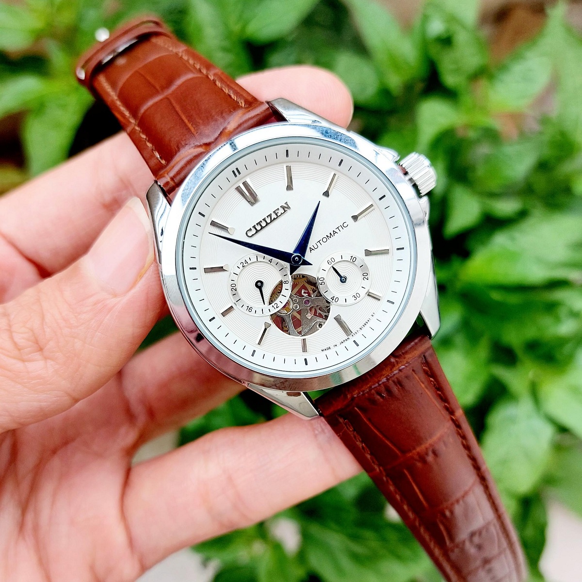 Đồng hồ nam cơ automatic Citizen máy nhật cao cấp sang trọng